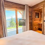 Agane Skis Aux Pieds Jacuzzi Et Vue Montagne Dağ evi *