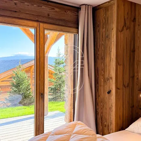 Agane Skis Aux Pieds Jacuzzi Et Vue Montagne Domek alpejski *