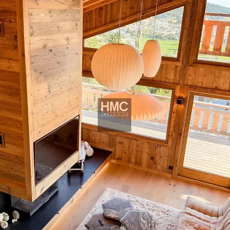 Chalet Agane Skis Aux Pieds Jacuzzi Et Vue Montagne